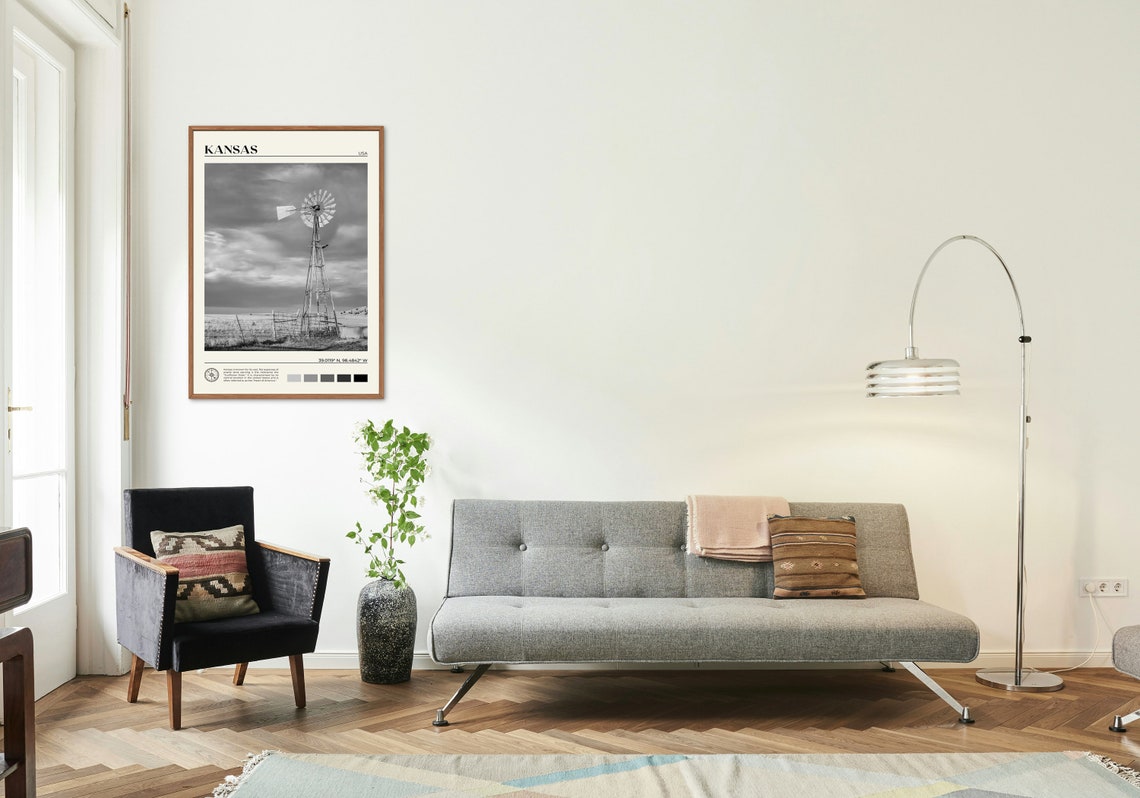 Black And White Kansas City Print Kansas City Wall Art Kansas City Poster Kansas City Photo Kansas City Poster Print Missouri Print - Image 3