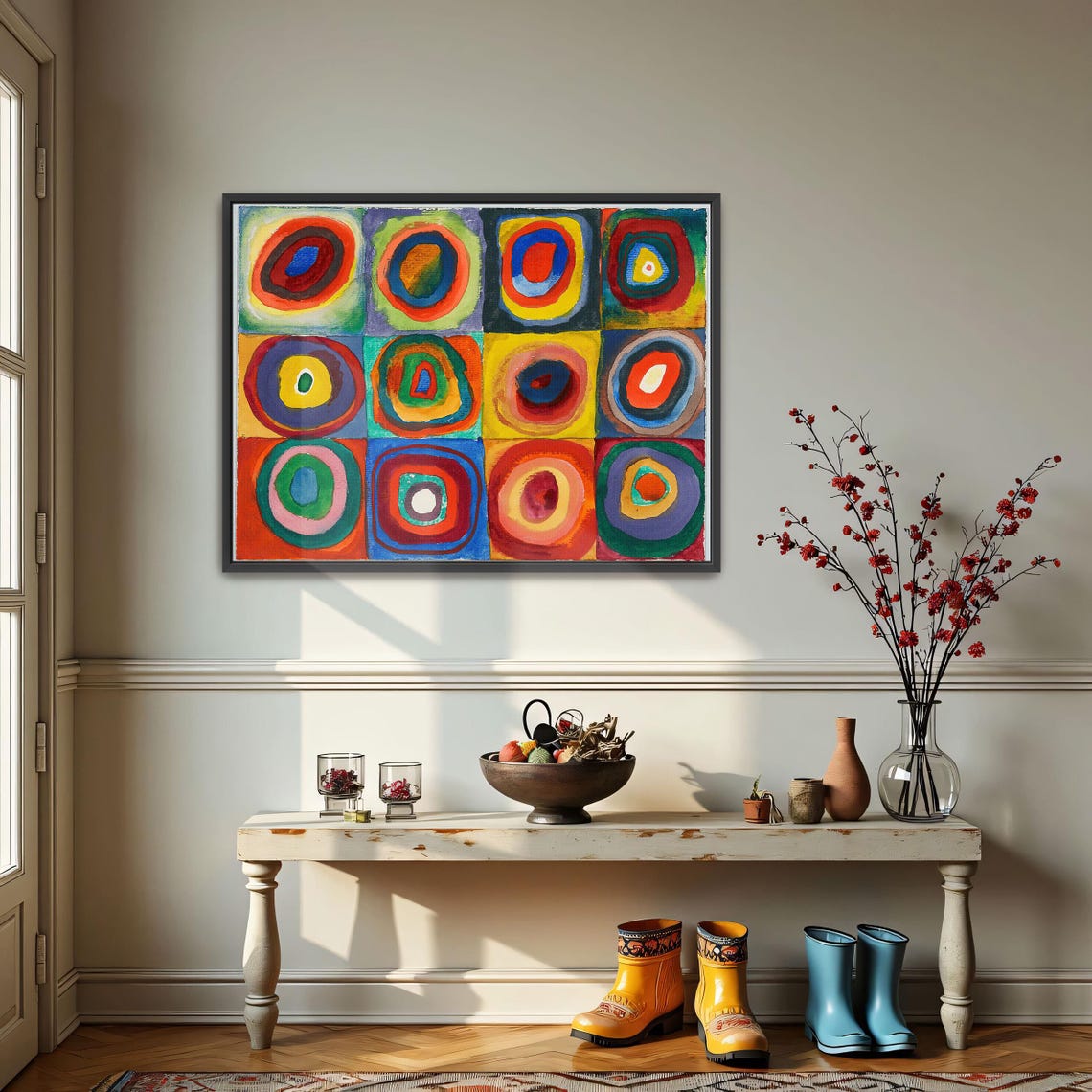 Wassily Kandinsky Color Study with Concentric Circles Art Poster - Image 4