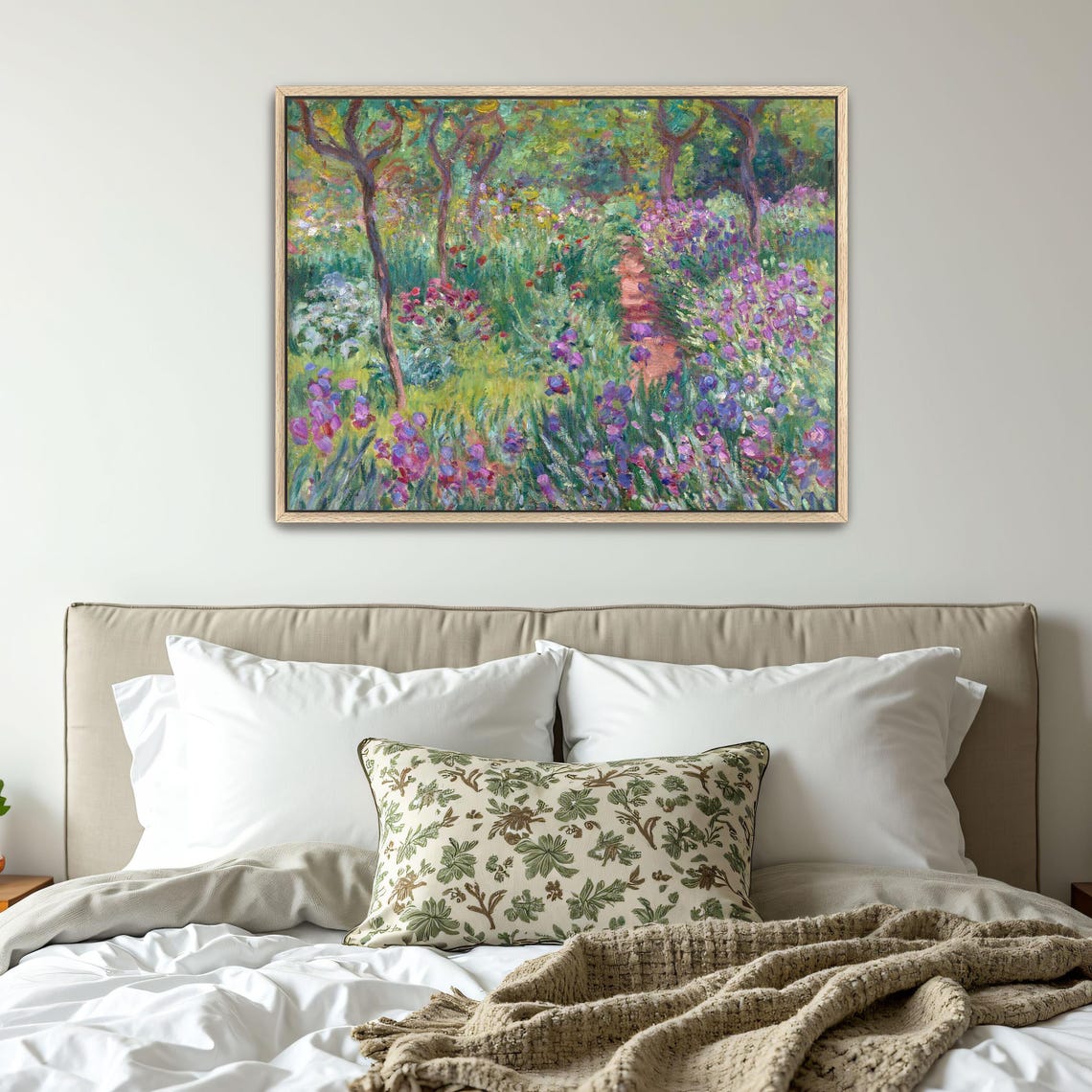 Claude Monet Iris Garden Path At Giverny Impressionist Art Poster - Image 4