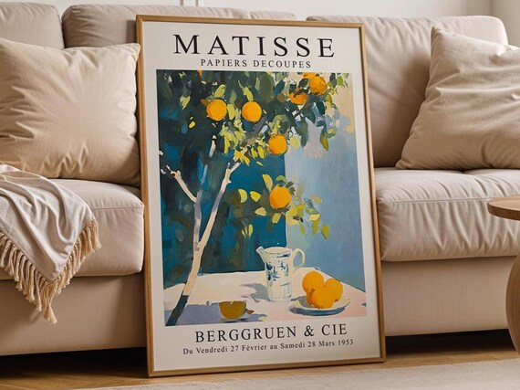 Henri Matisse Lemon Tree Ceramic Pitcher Botanical Art Poster