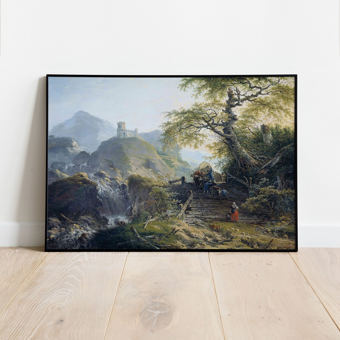 Landscape Art Print, Abstract Modern Wall Art
