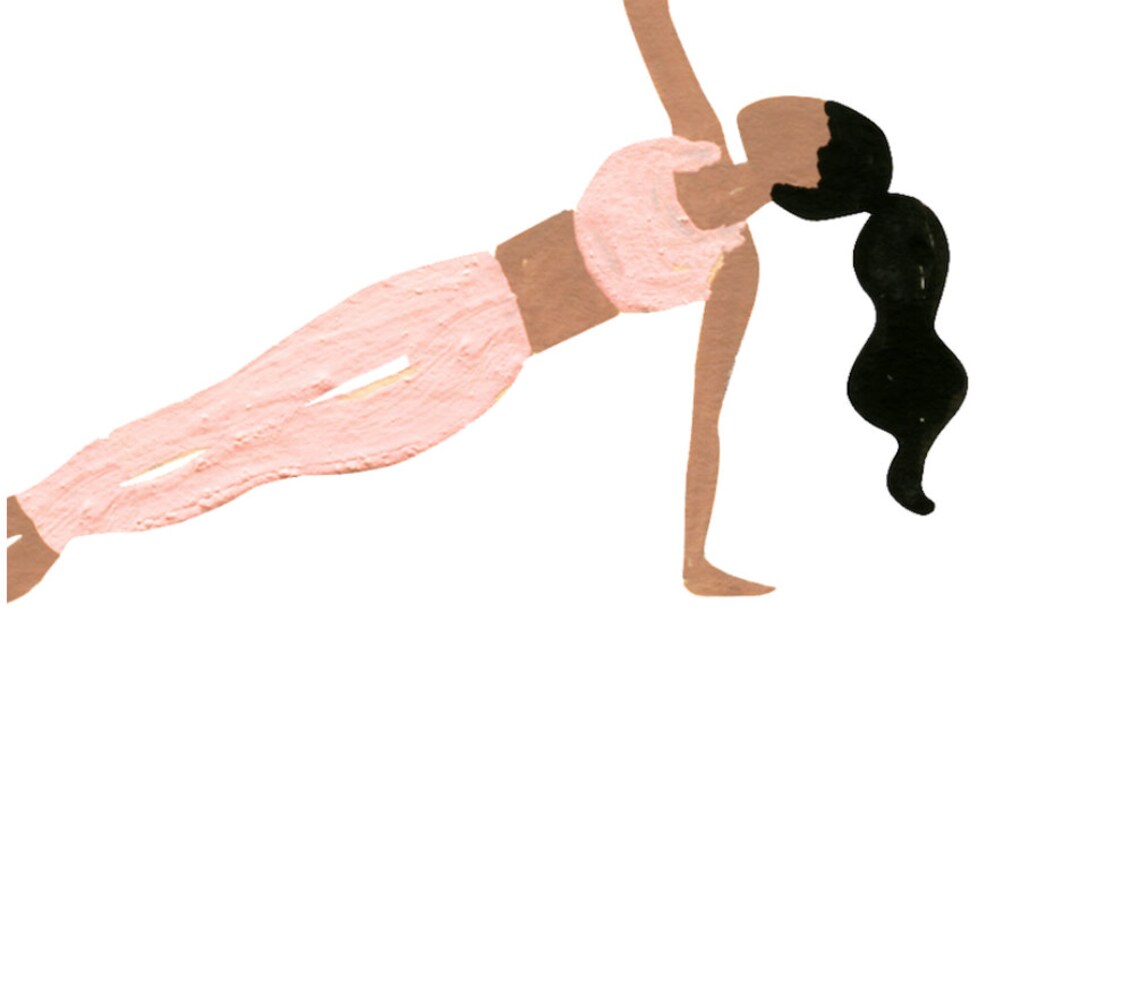 Yoga Ladies Art Print, Sabina Fenn Illustration - Image 2
