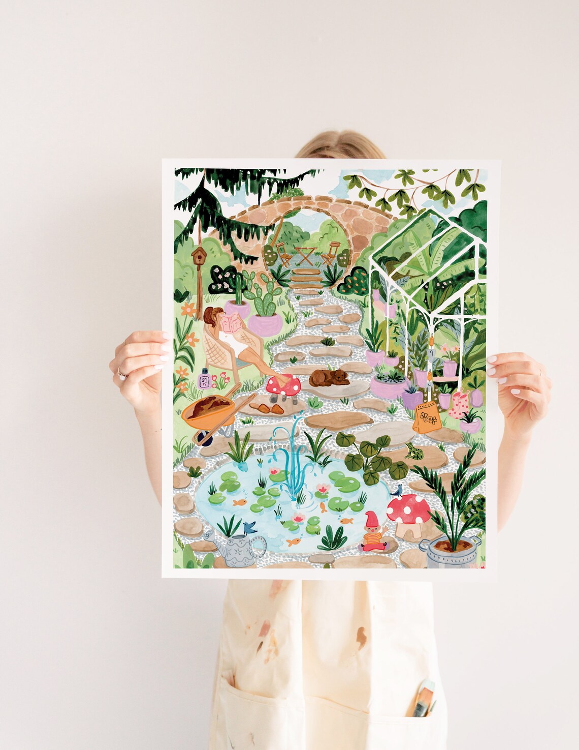 Secret Garden Botanical Art Print, Sabina Fenn - Image 3
