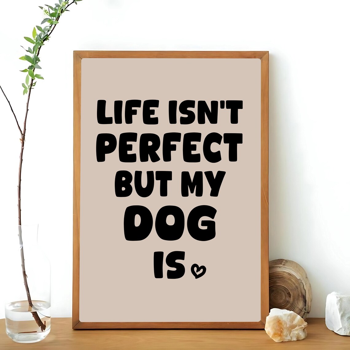 Dog Lover Art Print, Funny Apartment Decor - Image 3