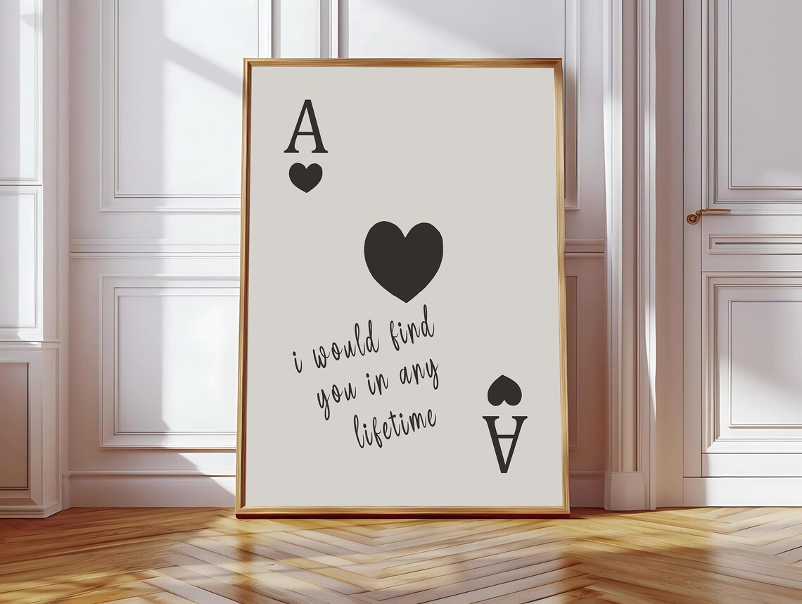 I Would Find You In Any Lifetime, Retro Poster