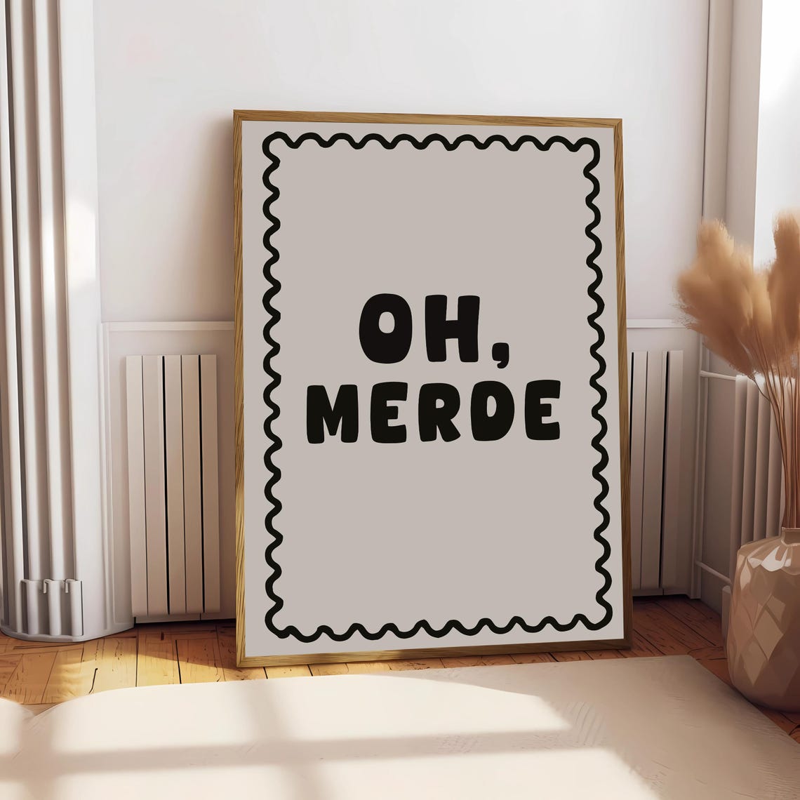 Oh Merde, Funny Quote Art Print - Image 2