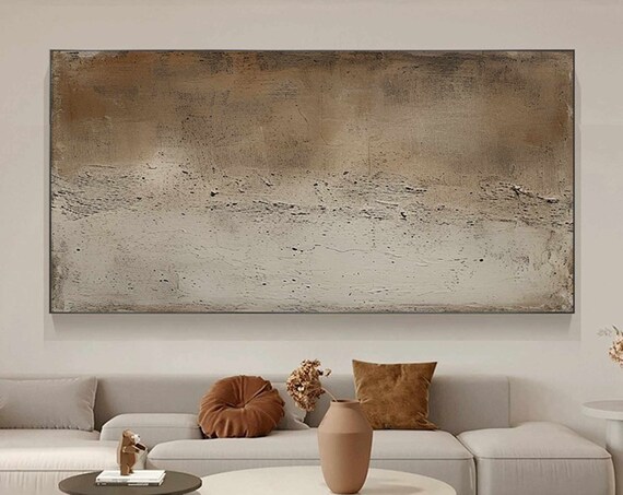 Wabi Sabi Abstract Art Print, Mid Century Modern