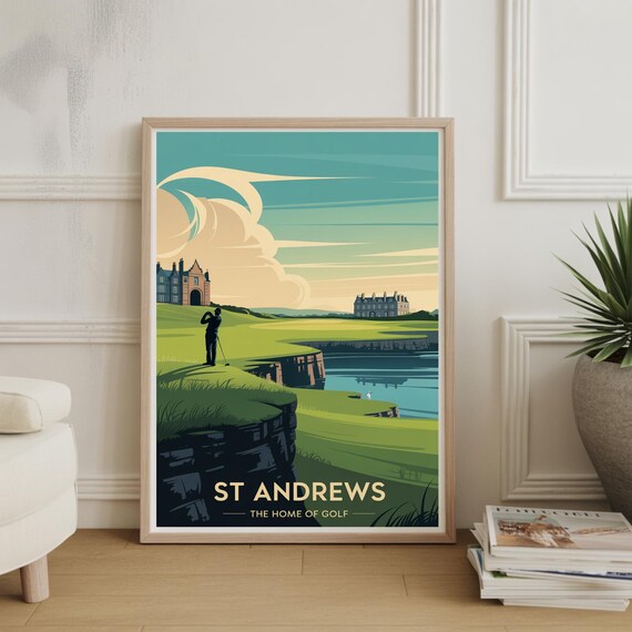 St Andrews Scotland Coastal Golf Links Home of Golf Sports Poster