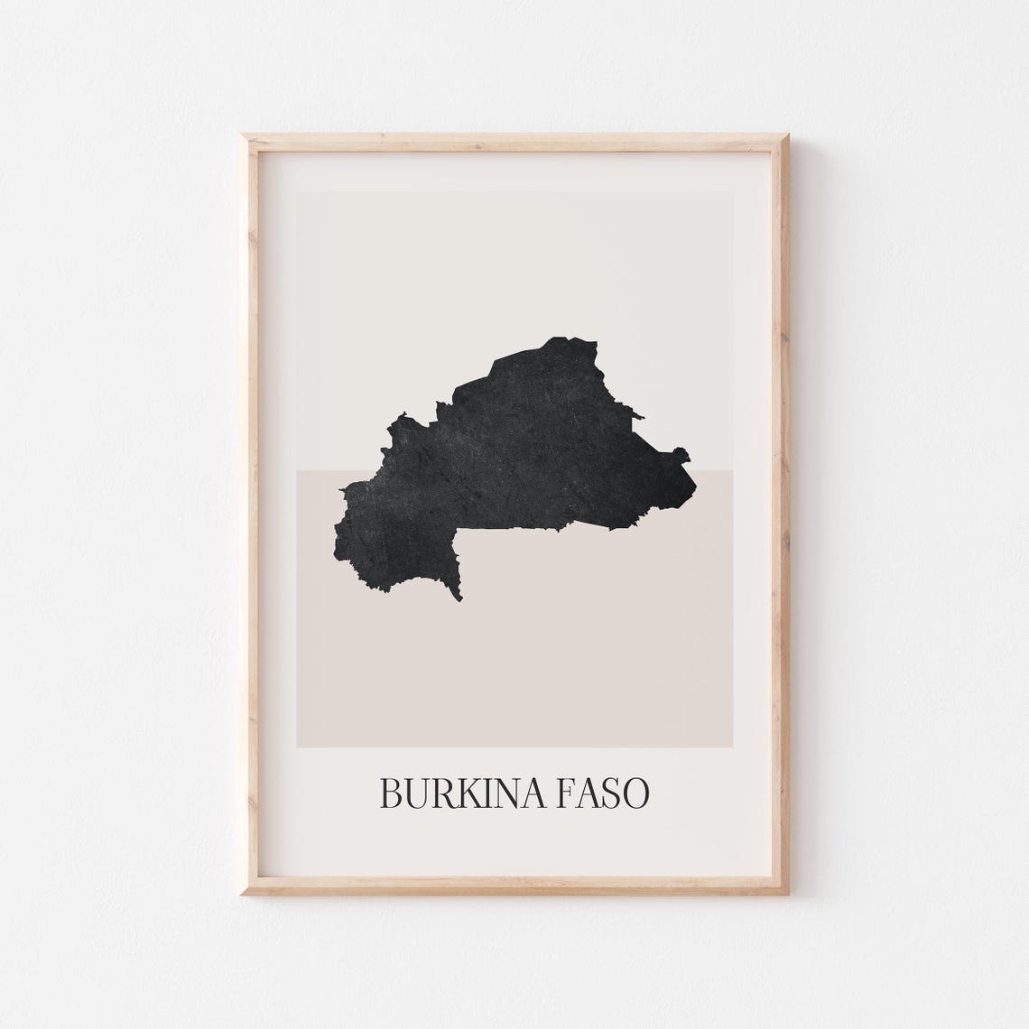 Burkina Faso Map Poster Burkina Faso Print Burkina Faso Map Print Minimalist Boho Wall Art Burkina Faso Art Print Decor For Home Or Gift