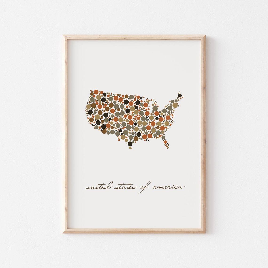 United States Map Poster United States Poster United States Print United States Wall Art United States Art Print Decor For Home Or Gift - Image 2