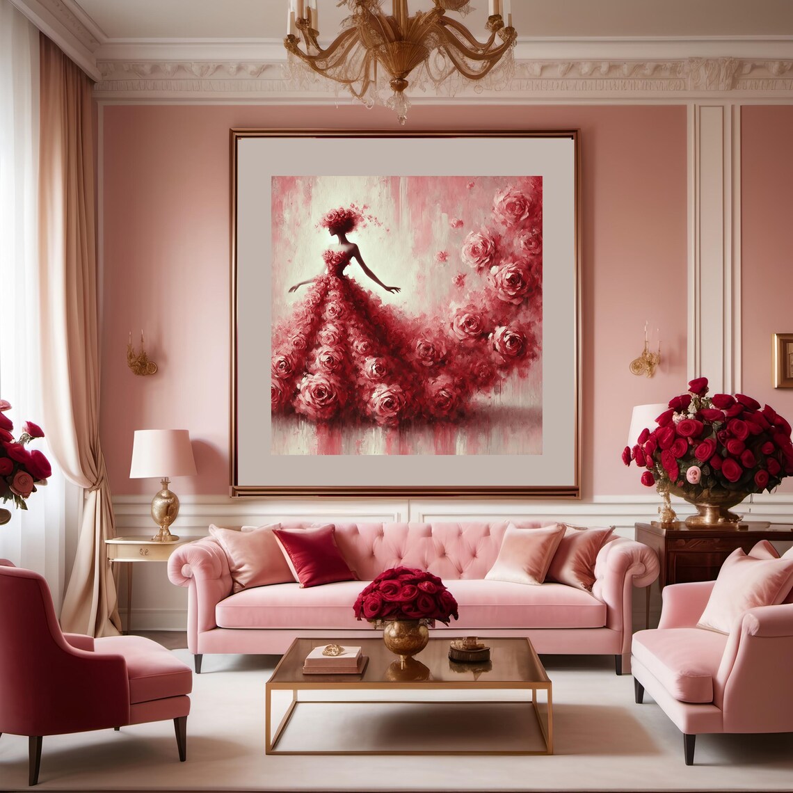 Impressionist Painting, Romantic Valentine Art Print - Image 3