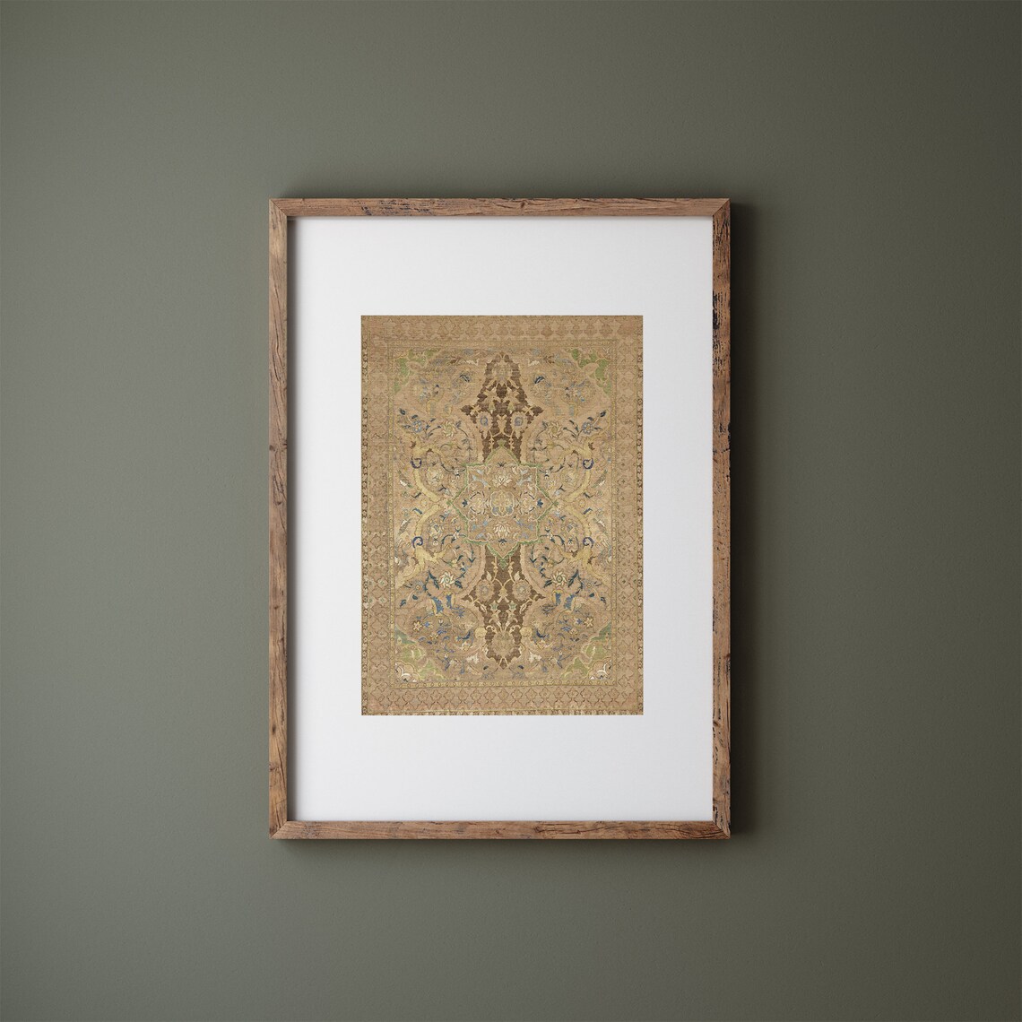 Vintage Textile Tapestry Print, Farmhouse Decor - Image 2