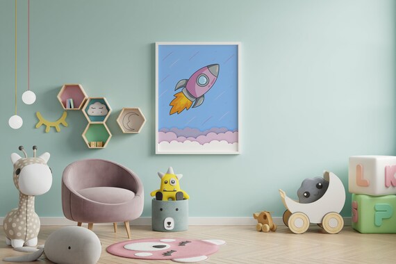 Space Girls, Outer Space Nursery Decor