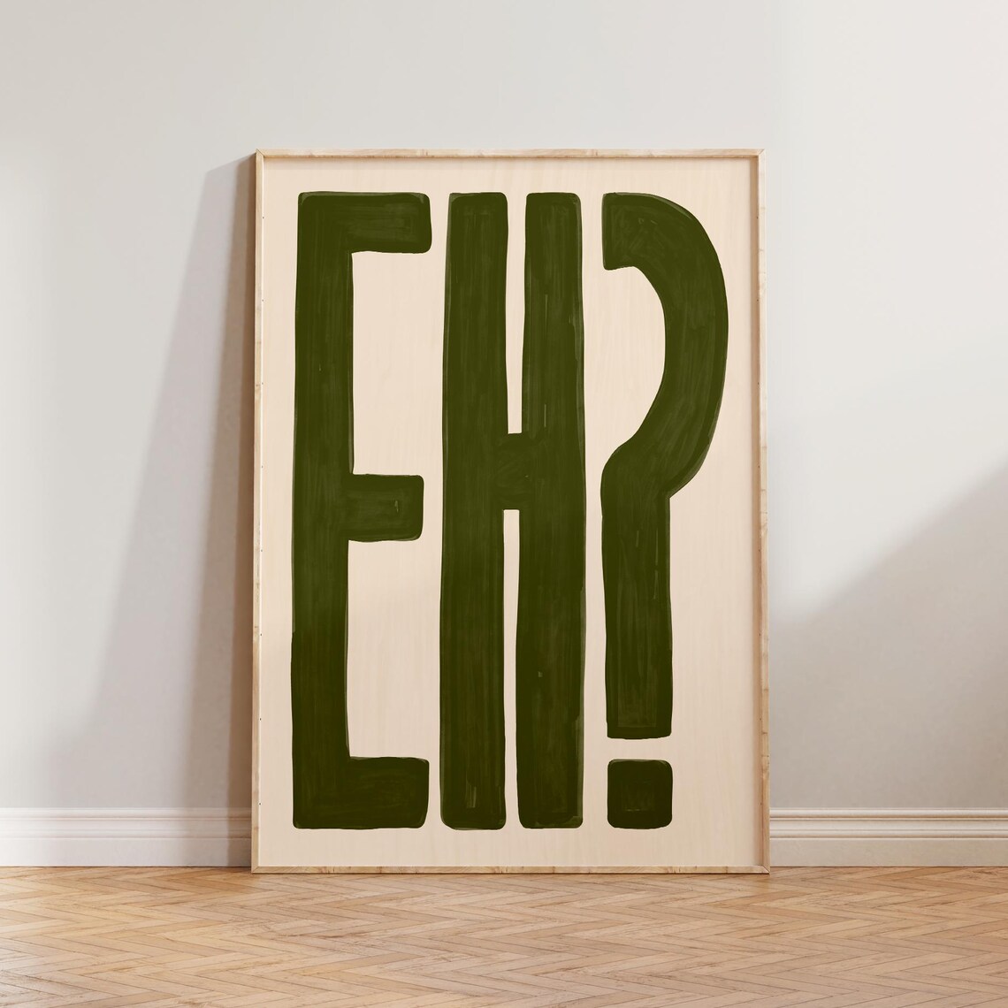 Bold Living Room Typography Funny Art Print