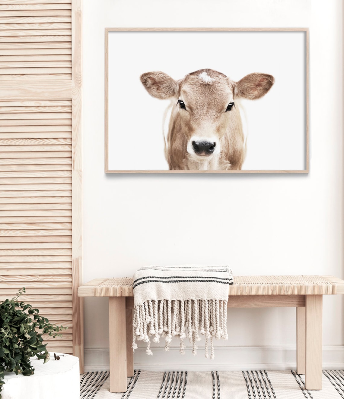 Jersey Cow Modern Farmhouse Country Wall Art Print - Image 3