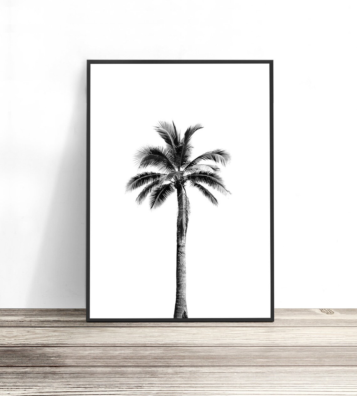 Palm Tree Print, Coastal Beach Wall Art Print