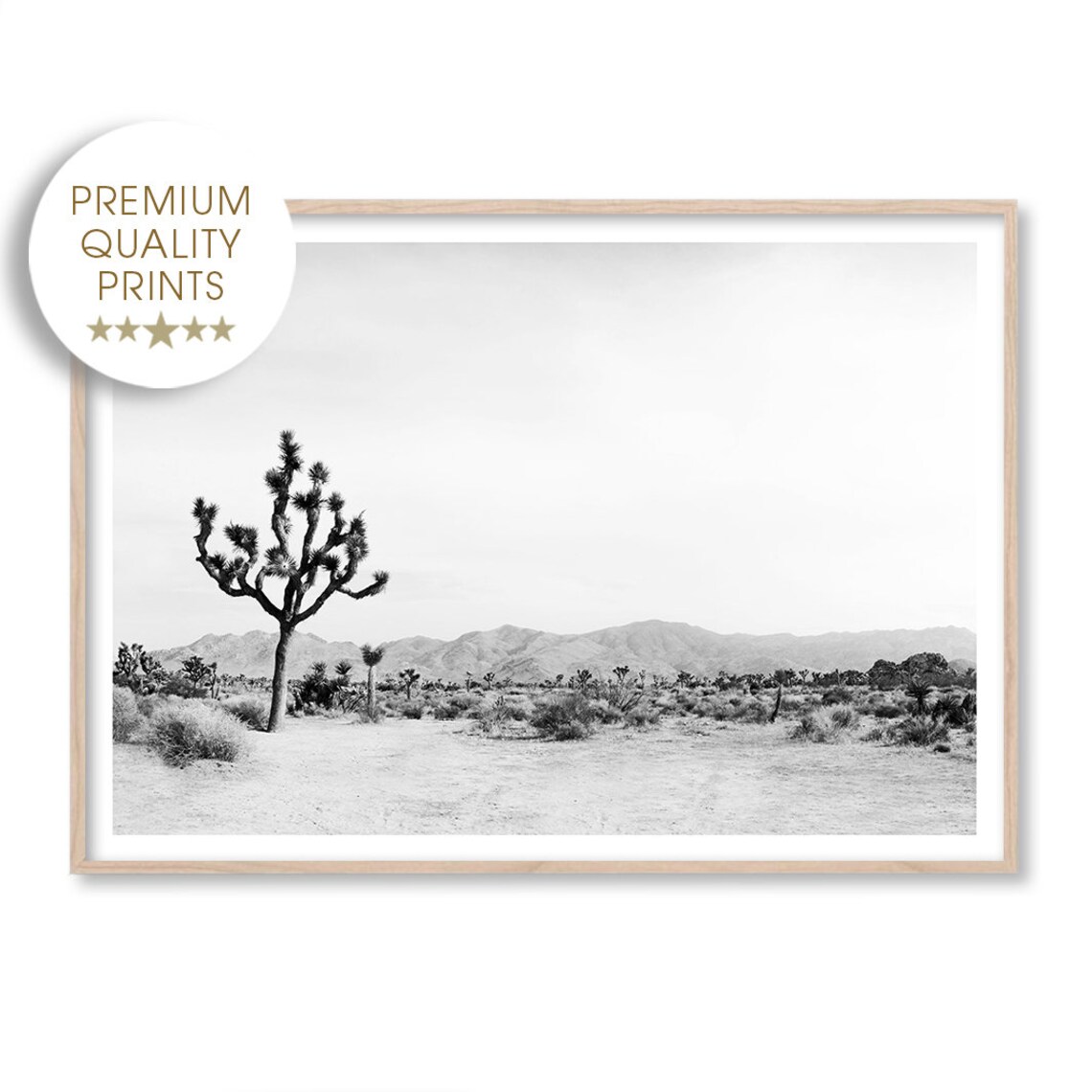Joshua Tree Southwestern Boho Desert Art Print