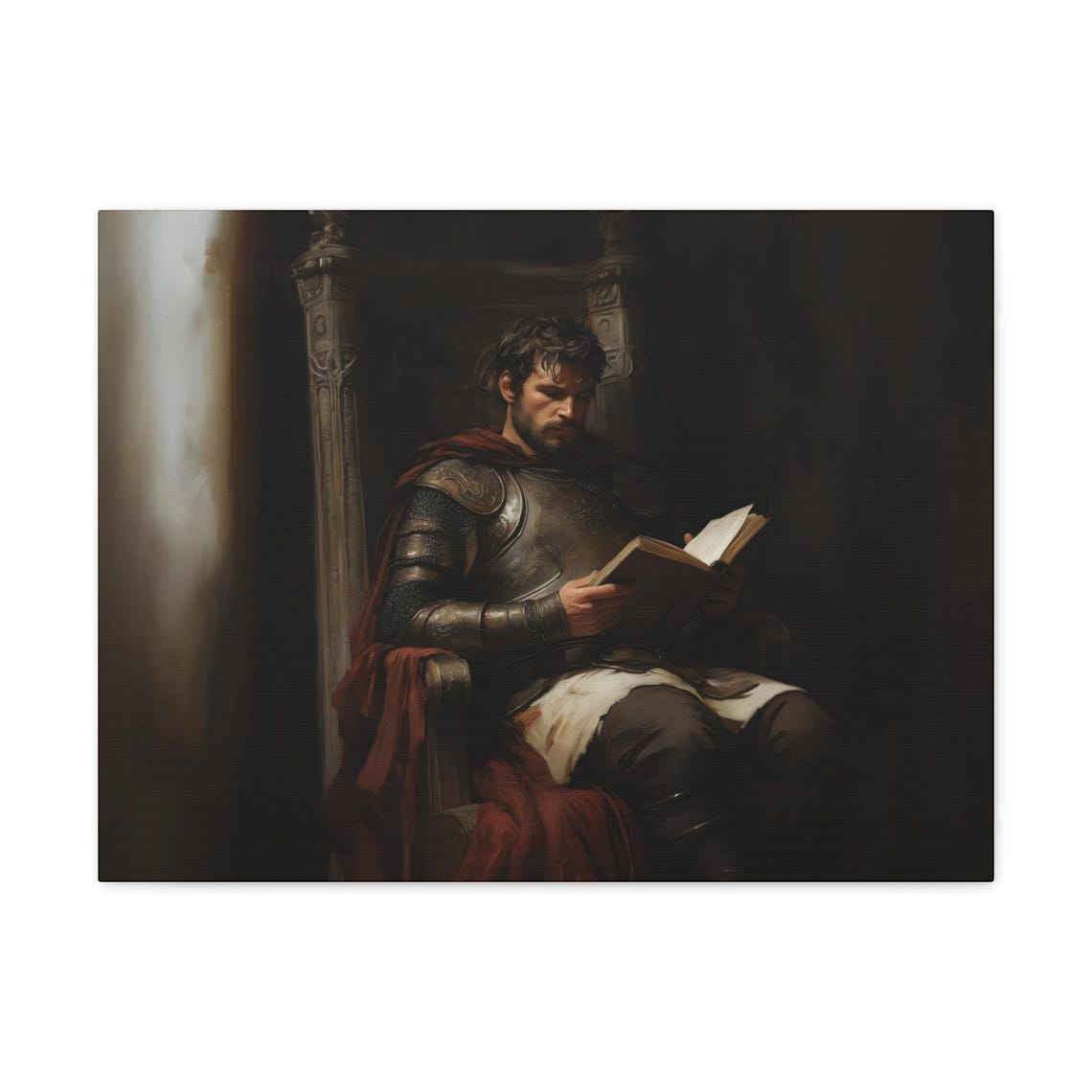 Roman Reading Maximalist Eclectic Victorian Print Bold Altered Book Library Portrait Fantasy Fun Colorful Renaissance Rustic Art - Image 2