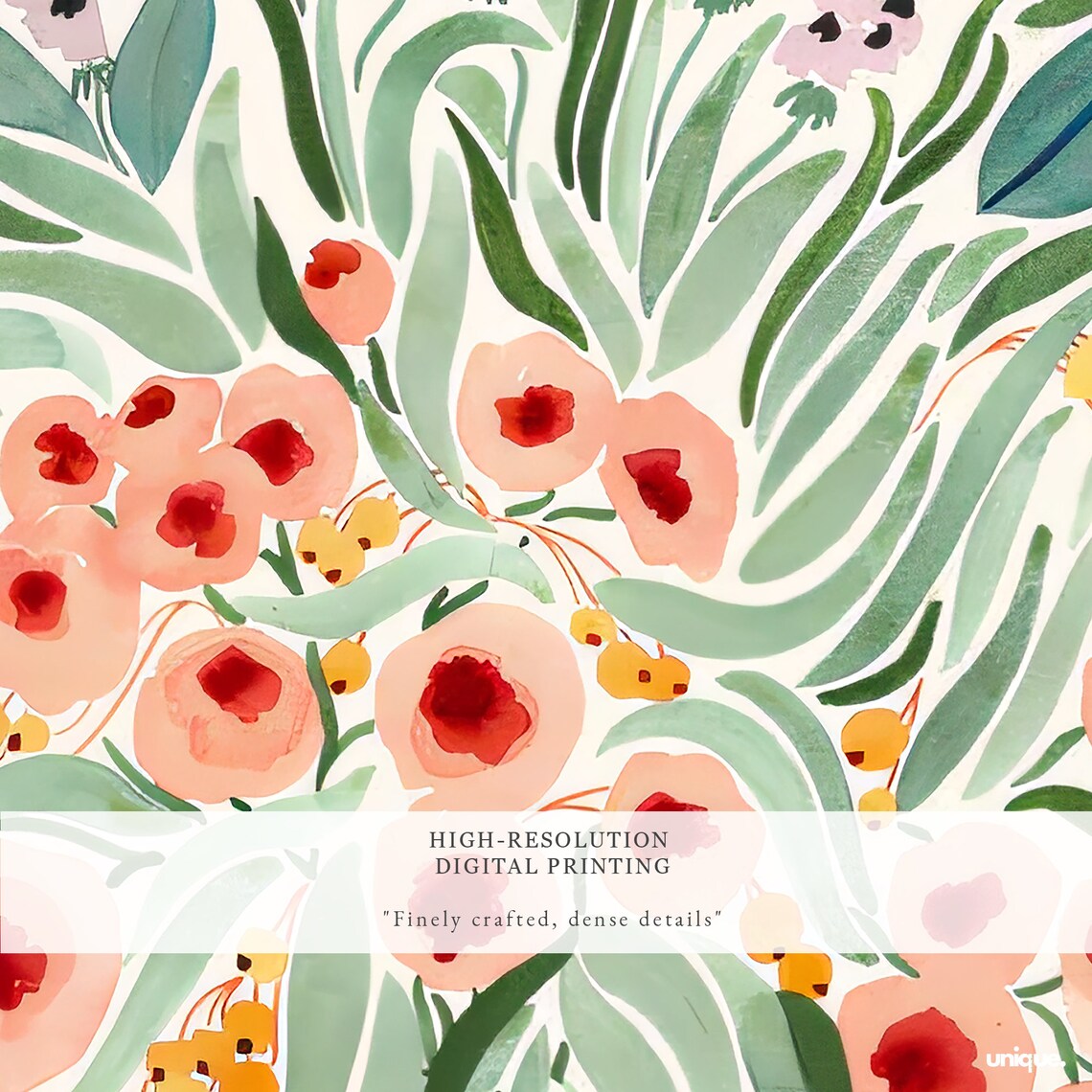 Charming La Poire Pink Peonies Watercolor Still Life Art Poster - Image 2