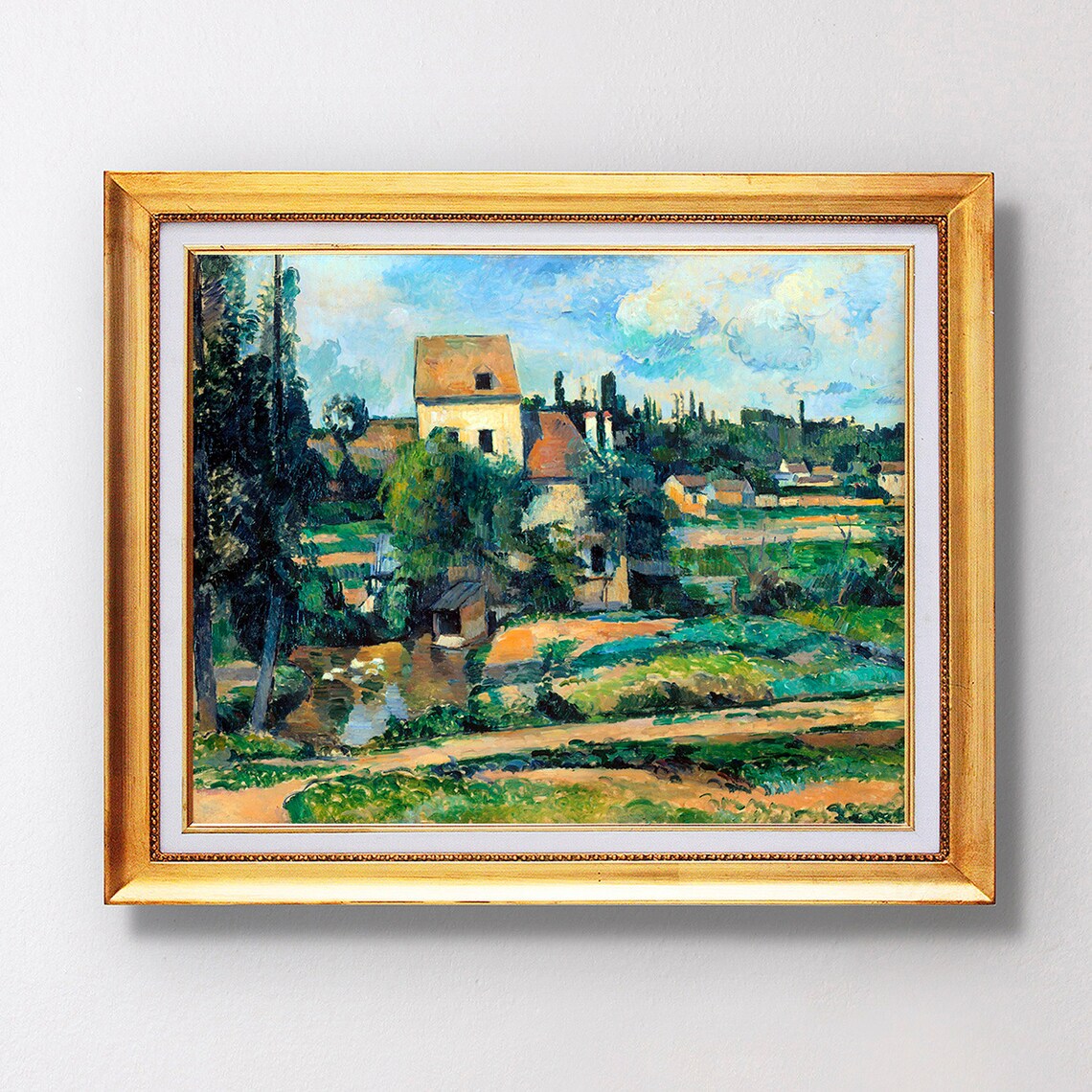 Paul Cezanne Mill On The Couleuvre At Pontoise 1881 Fine Art Glice Sku 0222