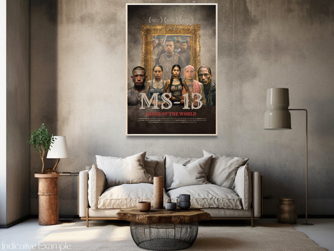 Vintage Film Movie Poster Gangs Ms 13 True Crime Print Movie Film Art Print Art Wall Art Film Print Art Poster Gift - Image 3