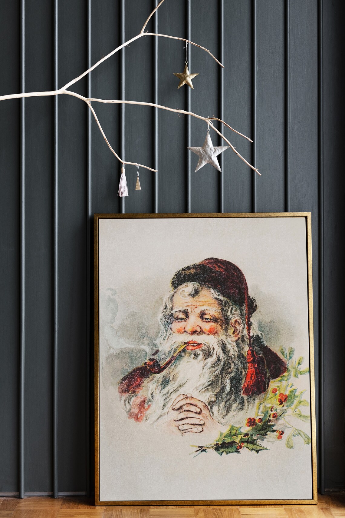 Santa Claus Vintage Christmas Poster Print - Image 3