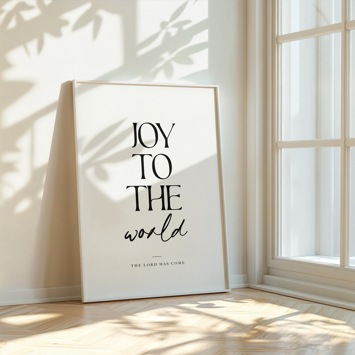 Joy To The World Christian Christmas Art Print - Image 2