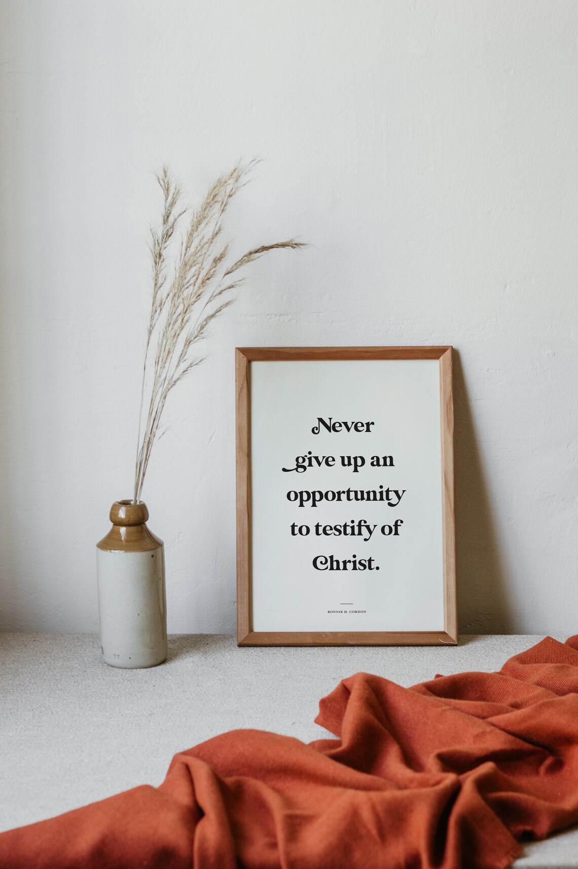 LDS General Conference Quote Christian Wall Art Print - Image 2