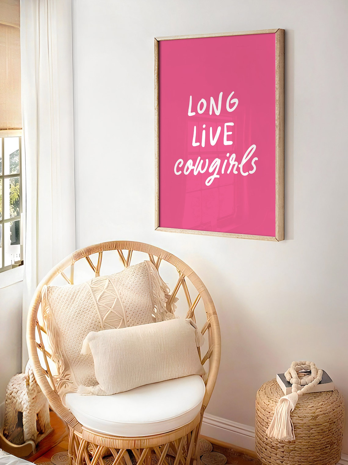 Long Live Cowgirls Retro Western Room Art Print - Image 2