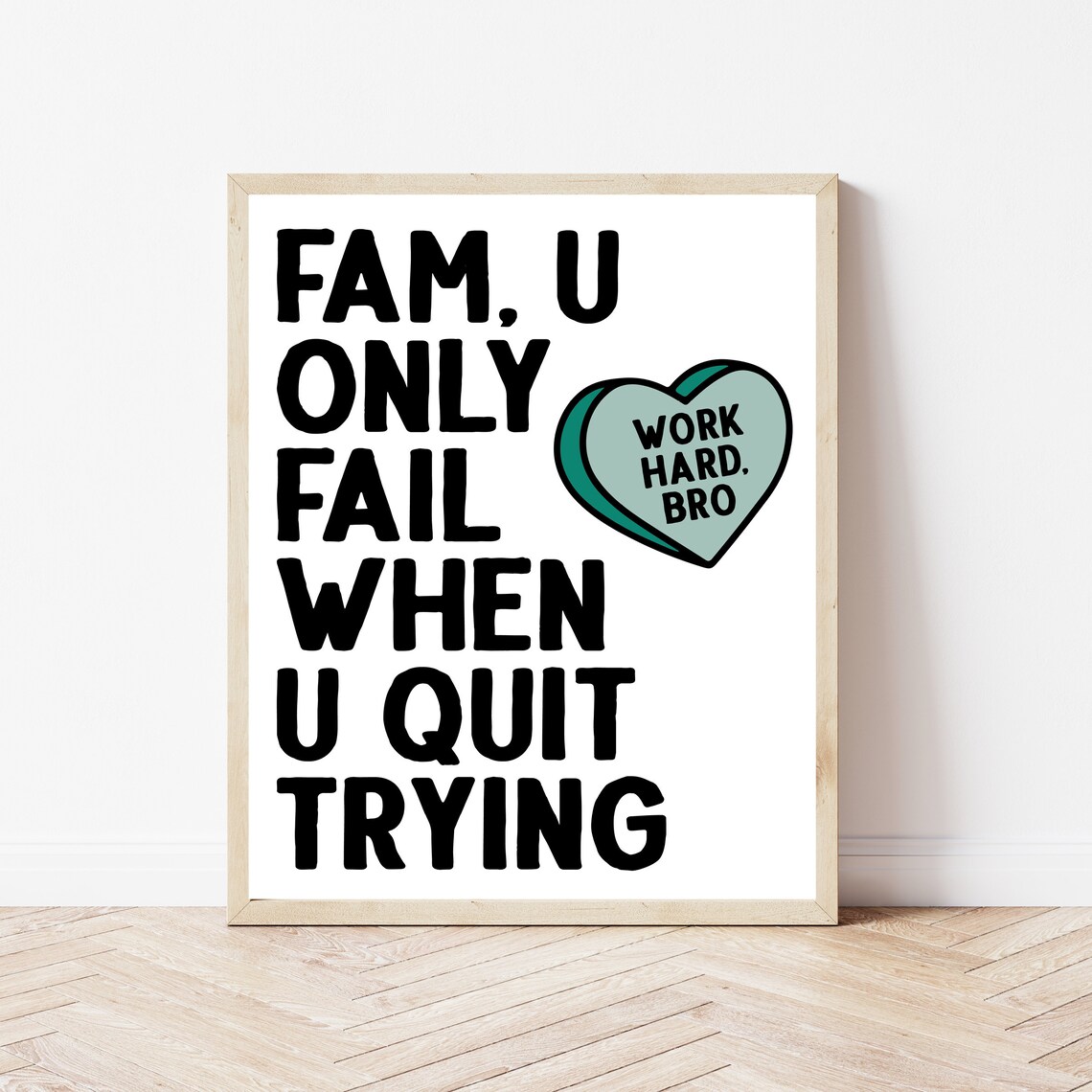 Middle School Math Classroom Poster, Teacher Gift
