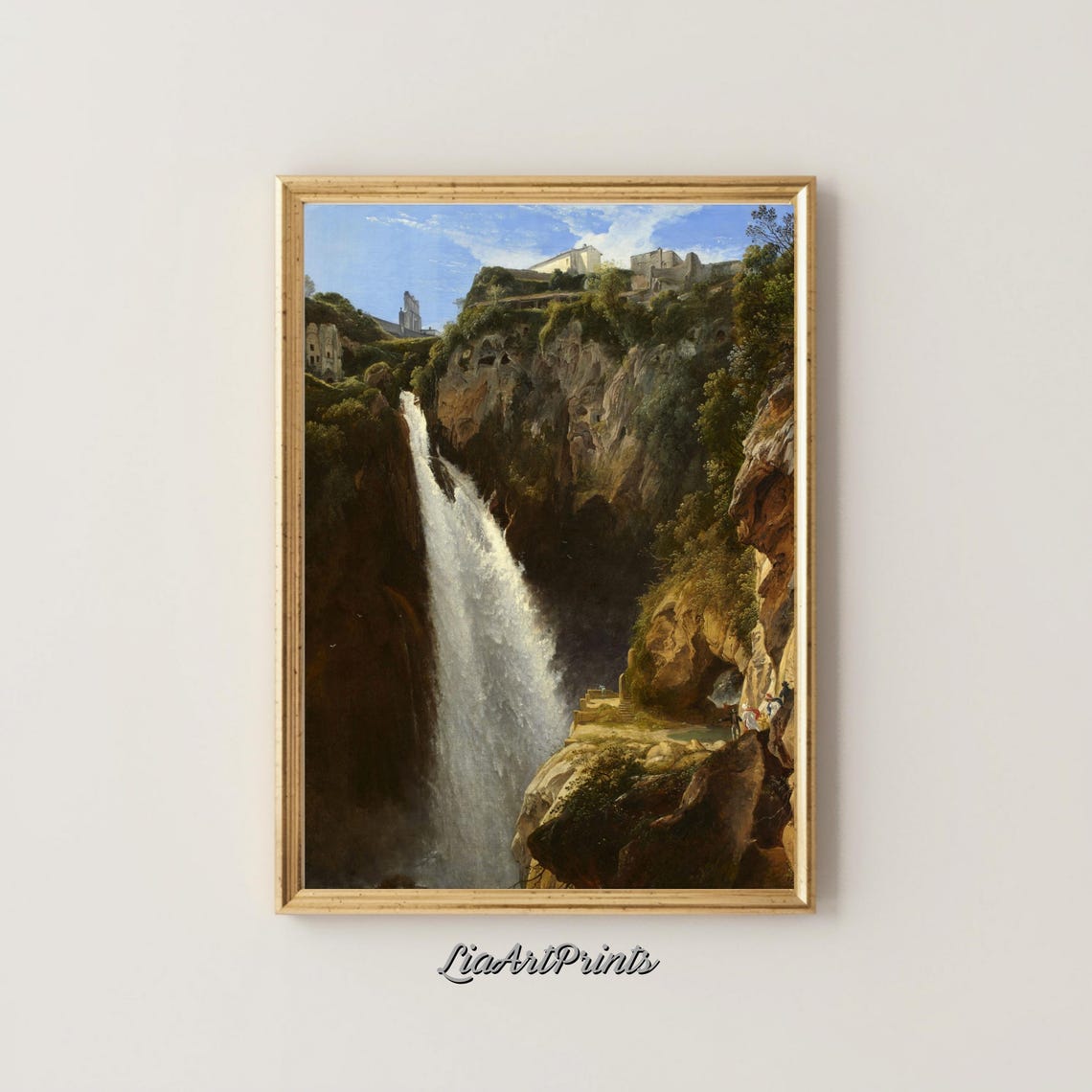 Majestic Waterfall Wall Art Scenic Nature Landscape Print Artwork For Home Decor - Image 4