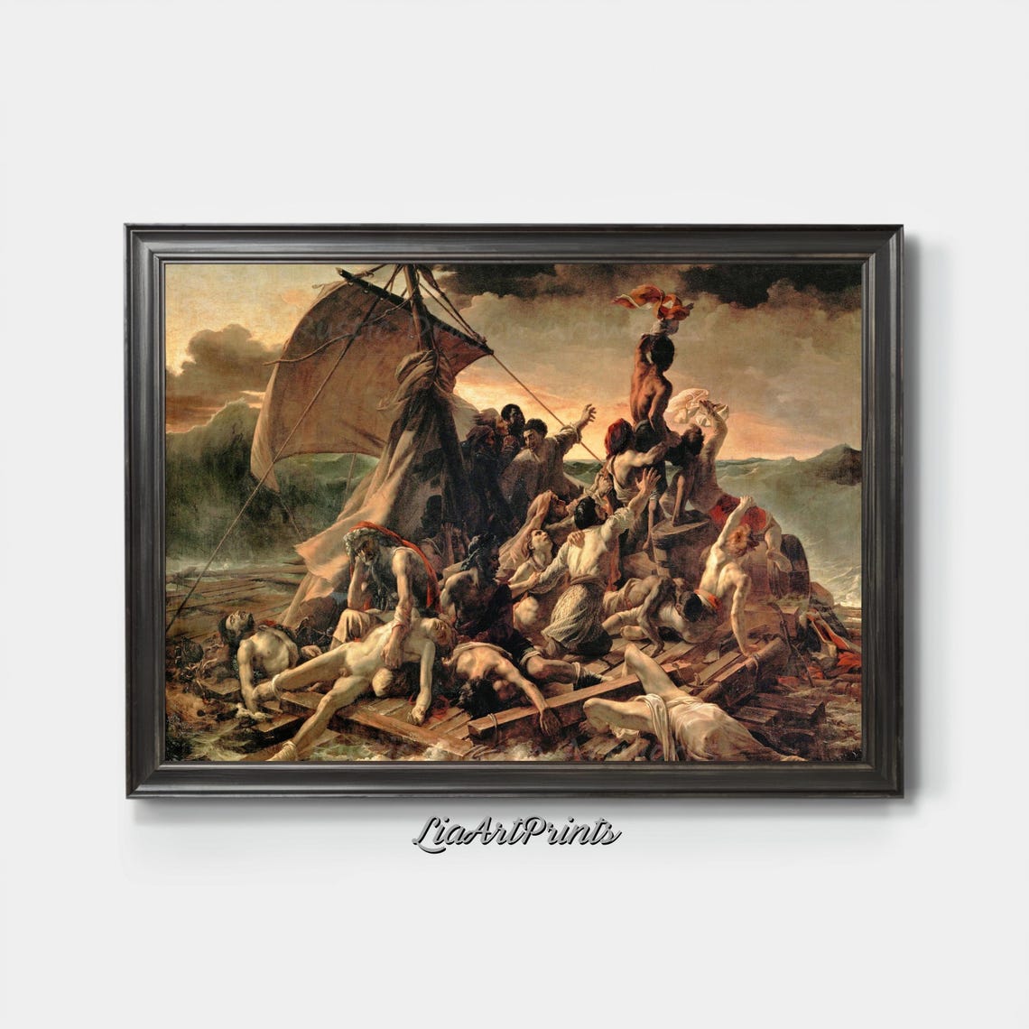 Theodore Gericault The Raft Of The Medusa Dramatic Shipwreck Poster - Image 3