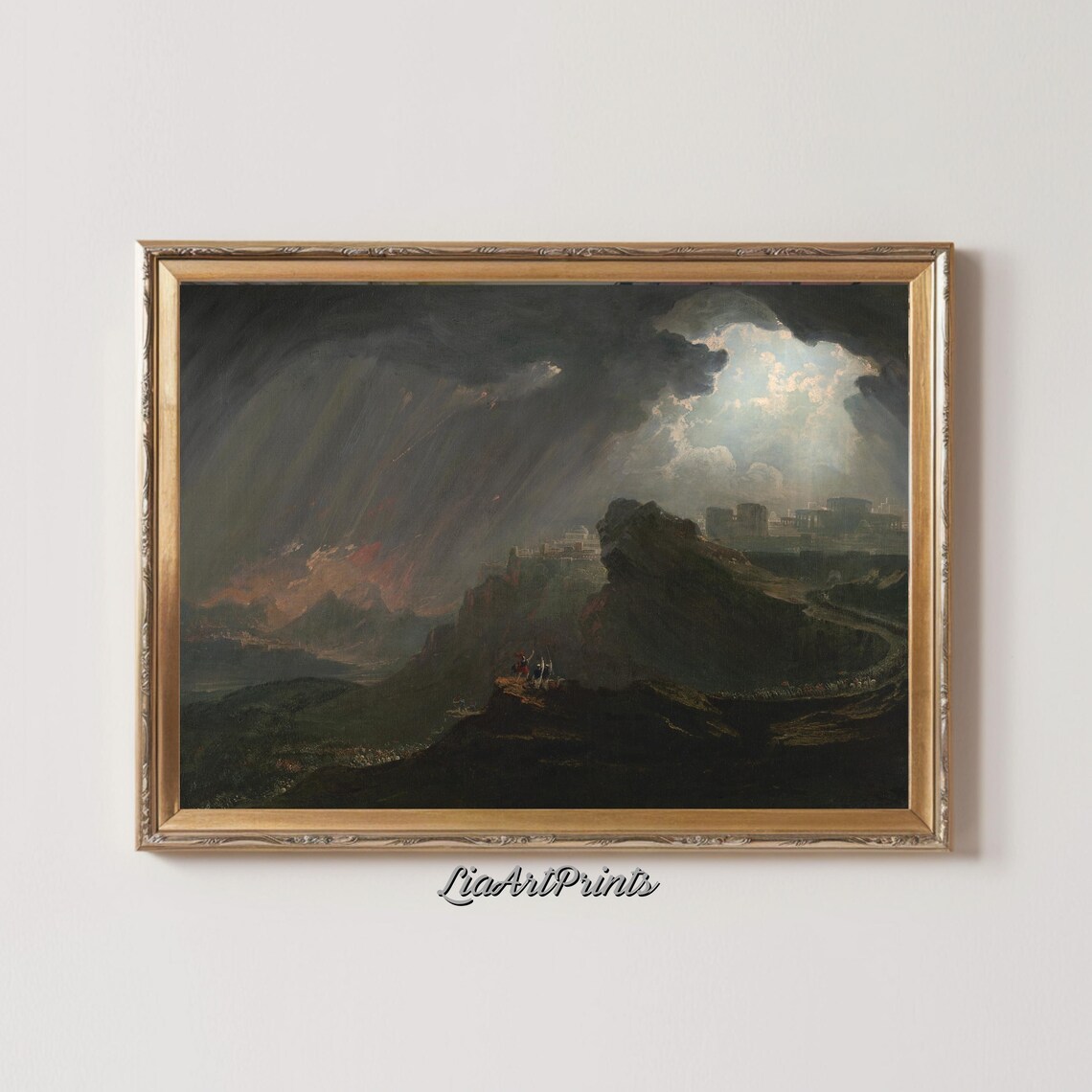 Joshua Commanding The Sun To Stand Still, Epic Landscape - Image 2