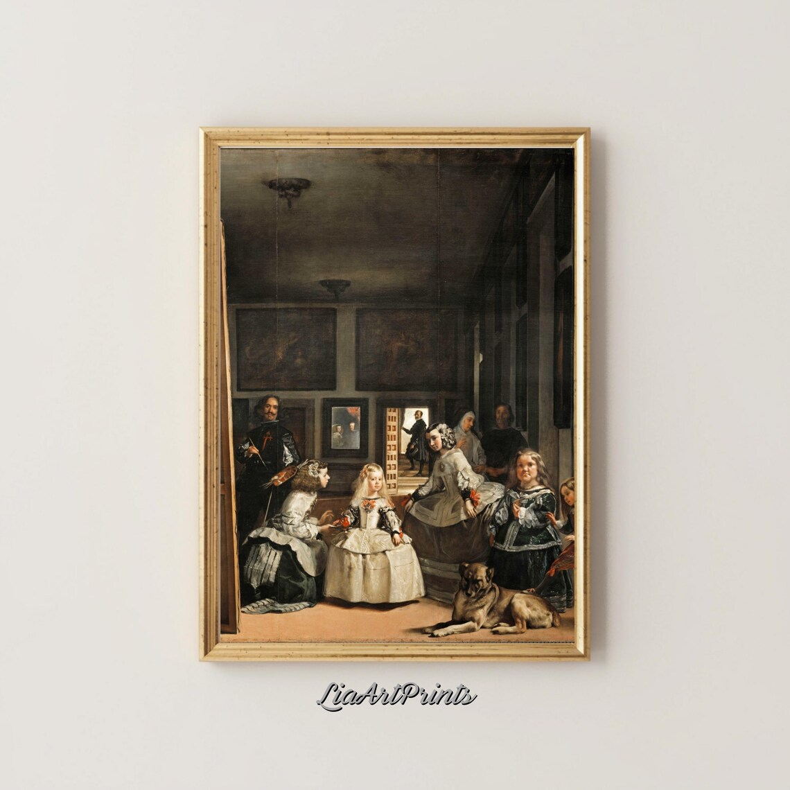 Diego Velazquez Las Meninas Spanish Court Maids Honor Art Poster - Image 4