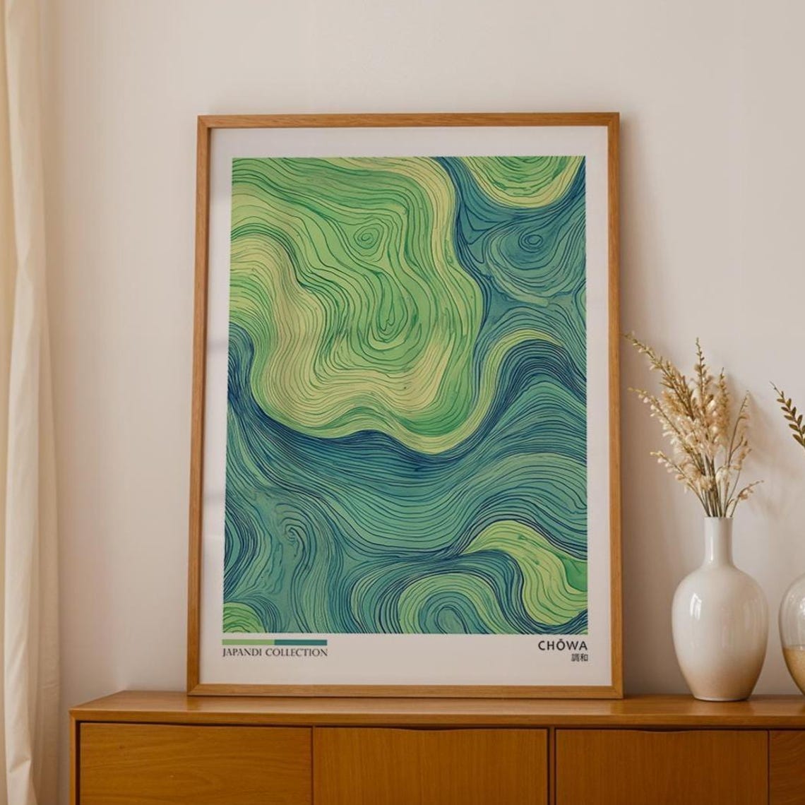 Sage Green Japandi Wall Art Wabi Sabi Decor Pdf Jpg