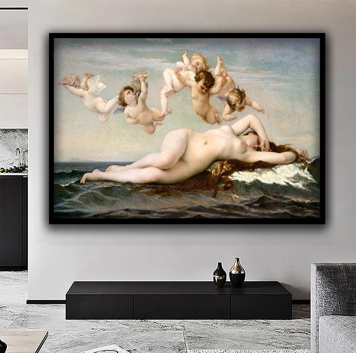 Alexandre Cabanel The Birth of Venus Classic Mythology Art Print - Image 2