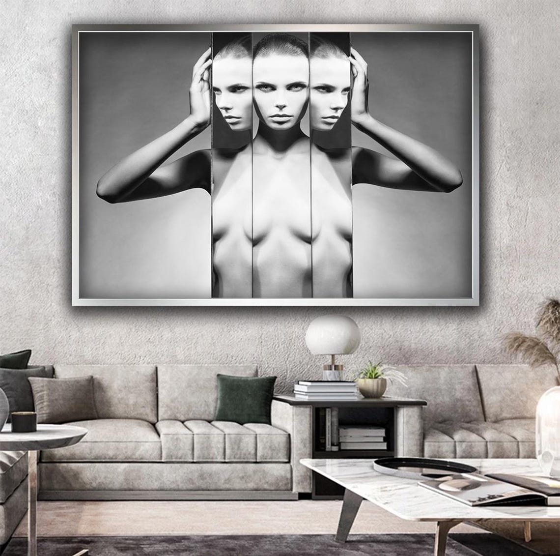 Nude Woman Art Sensual Girl Print Nude Girl Body Wall Art Modern Home Decoration Bedroom Wall Decor Gift For Friends - Image 3