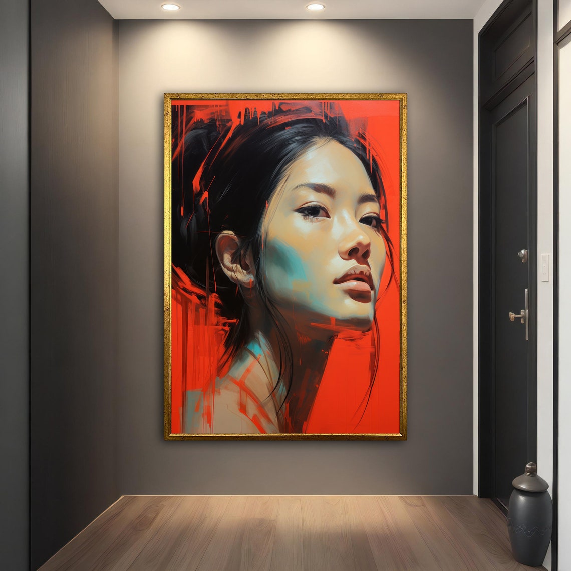 Asian Woman Wall Art Asian Woman Ethnic Wall Decor Asian Wall Art Asian Woman Ethnic Asian Woman Print - Image 5