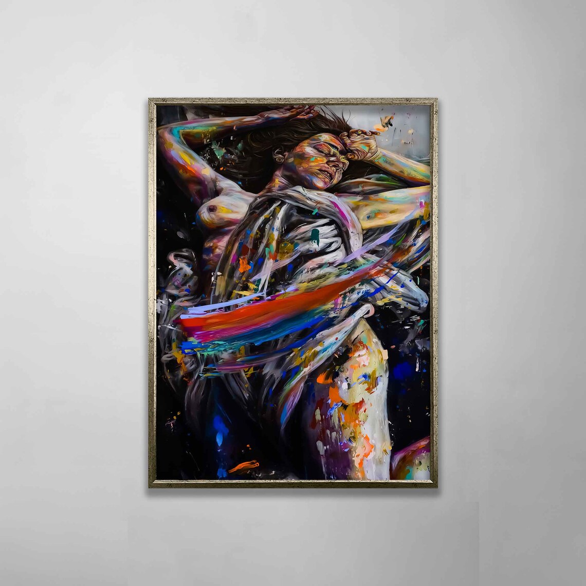 Sexy Woman Abstract Wall Art Woman Modern Woman Wall Decor Nude Print Erotic Sexy Woman Abstract
