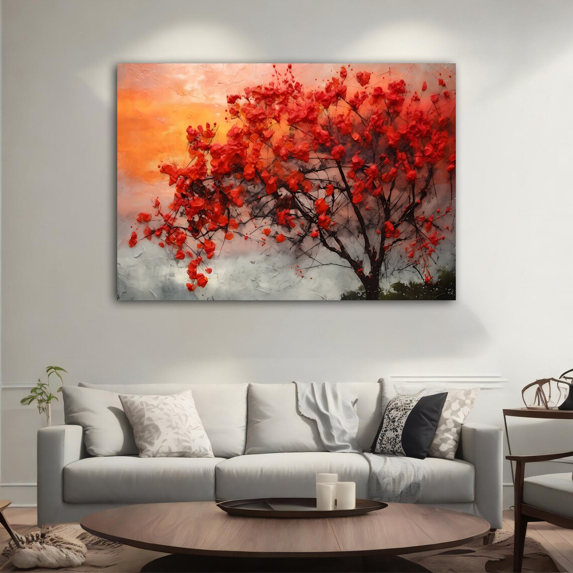 Abstract Tree Art Print, Modern Wall Art - Image 5