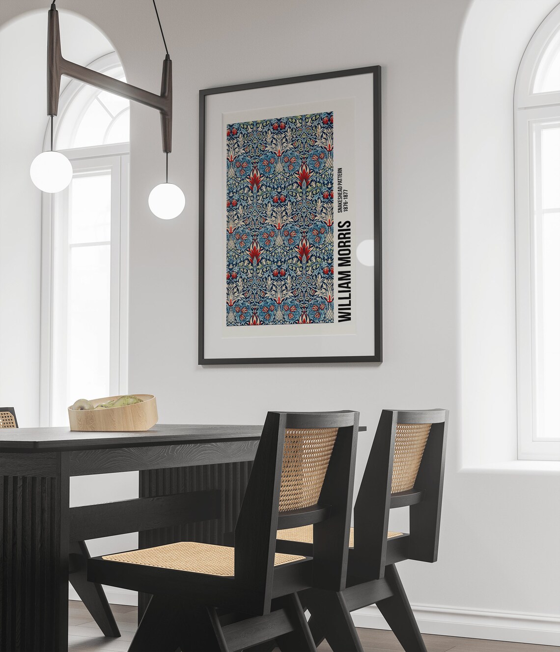 William Morris Snakeshead Pattern Art Nouveau Poster - Image 3