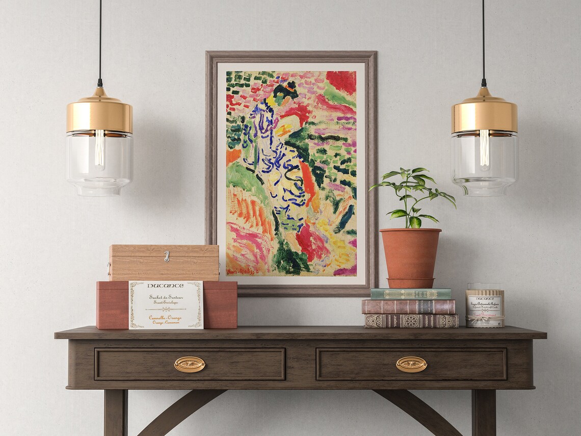Matisse La Japonaise Vintage Exhibition Art Print - Image 4