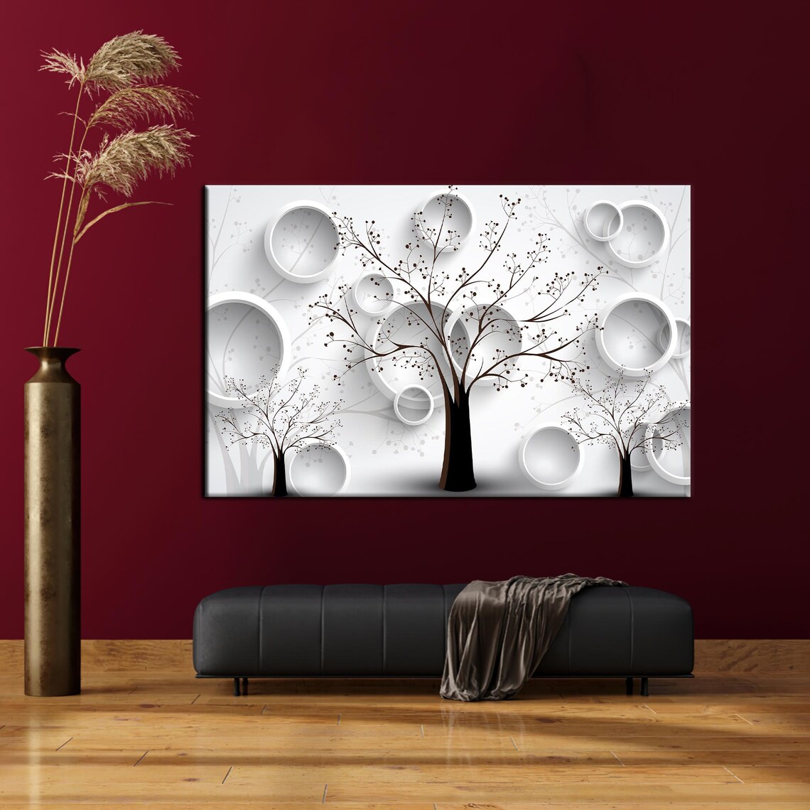 Abstract Tree Modern Landscape Wall Art Print