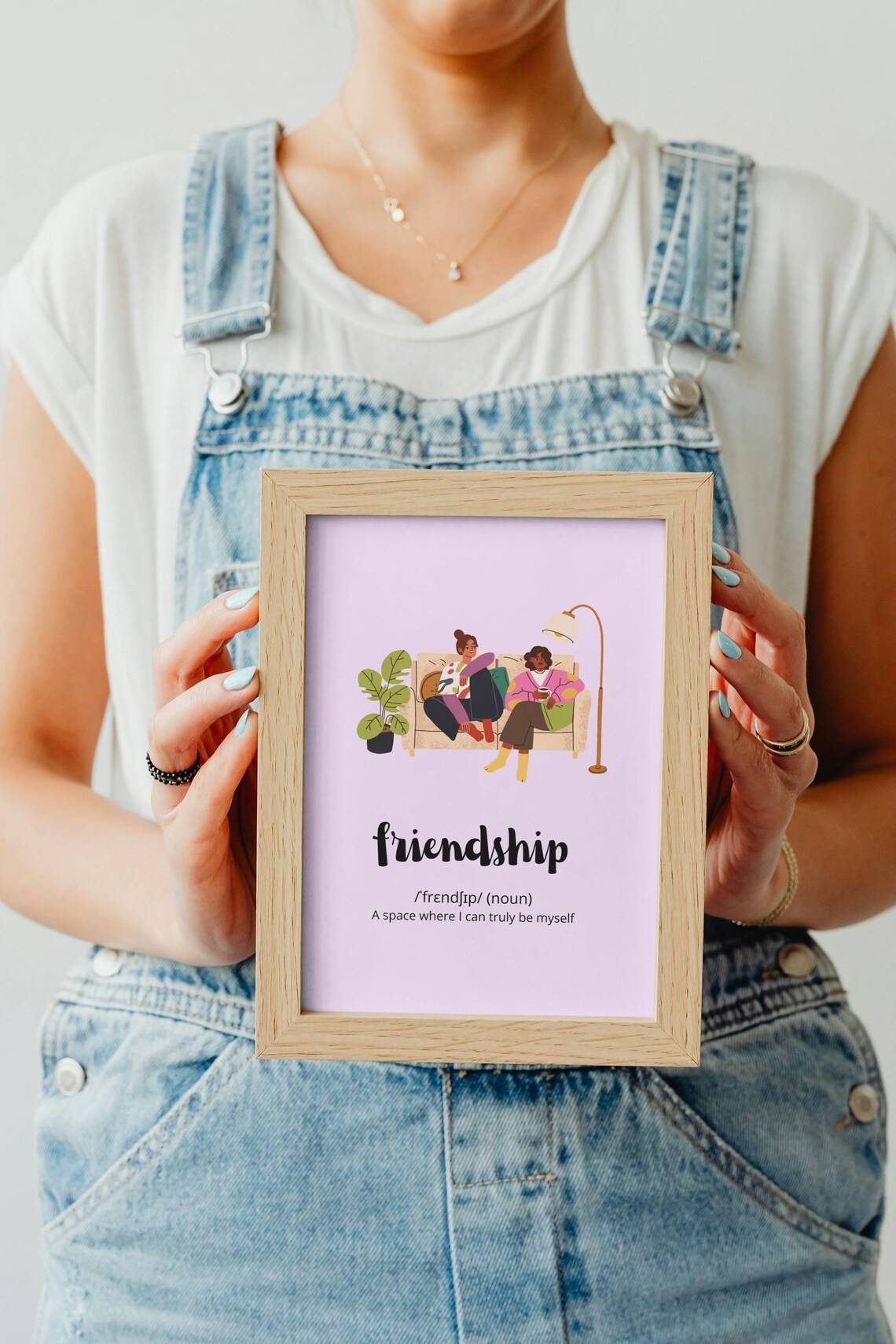 Friendship Inspirational Wall Art, Best Friends Gift - Image 3
