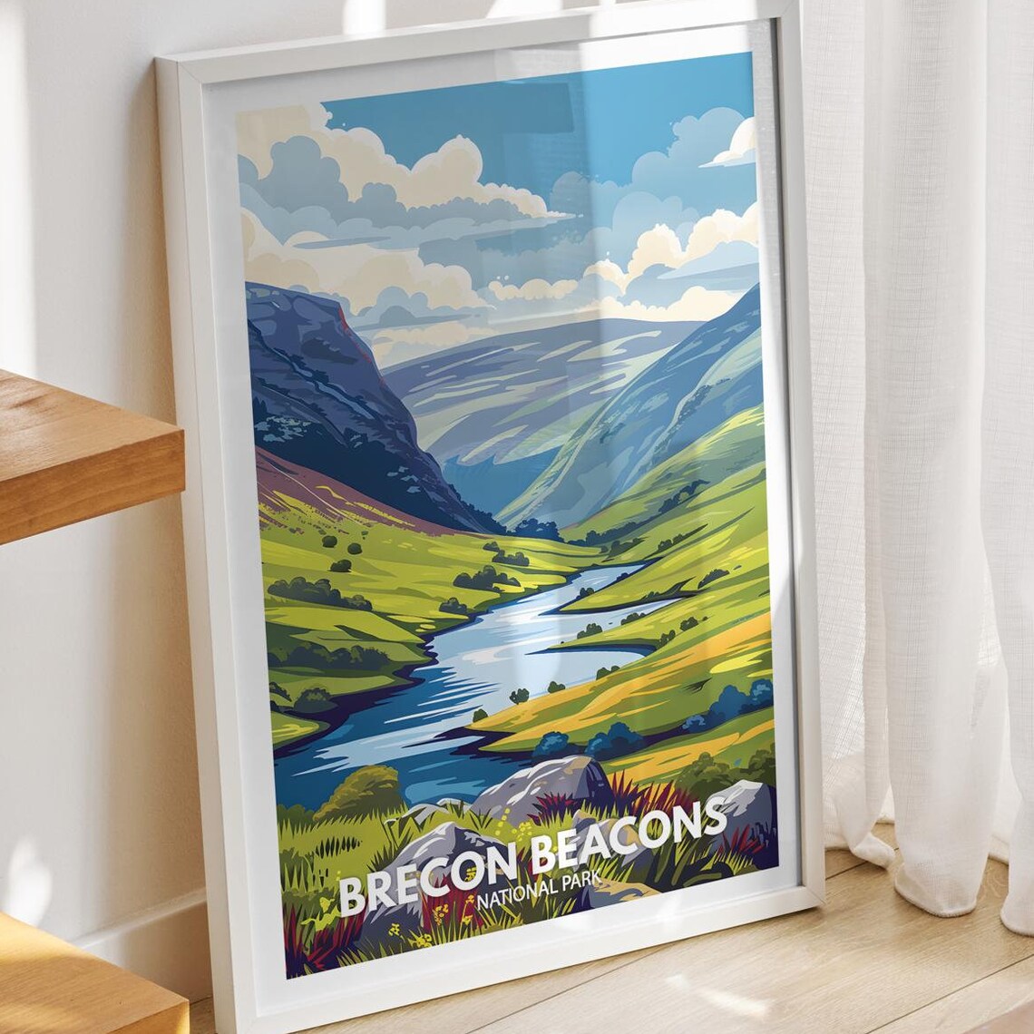 Brecon Beacons National Park Travel Poster