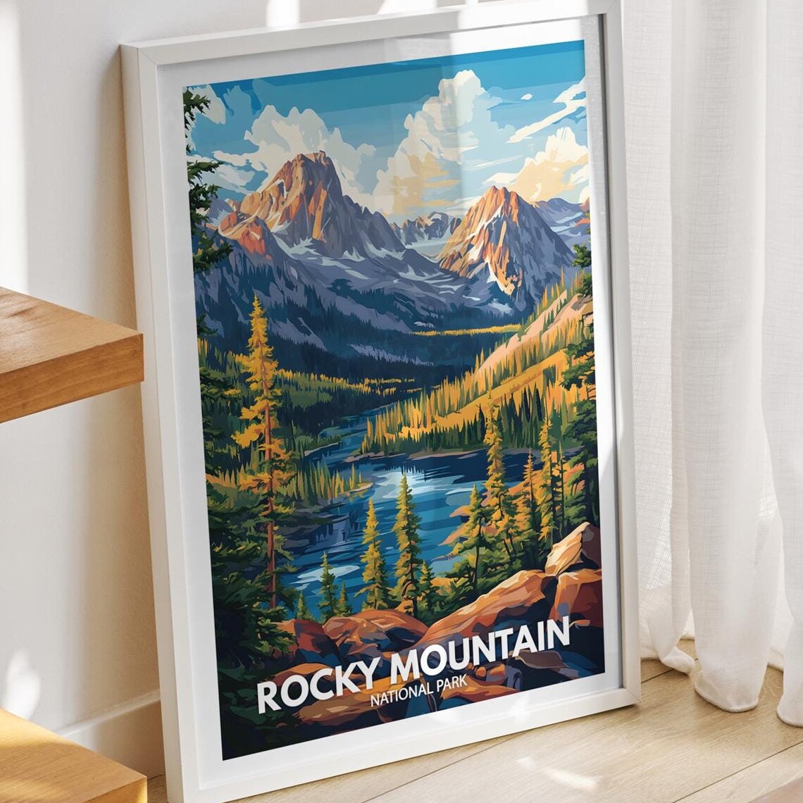 Rocky Mountain National Park, Travel Poster