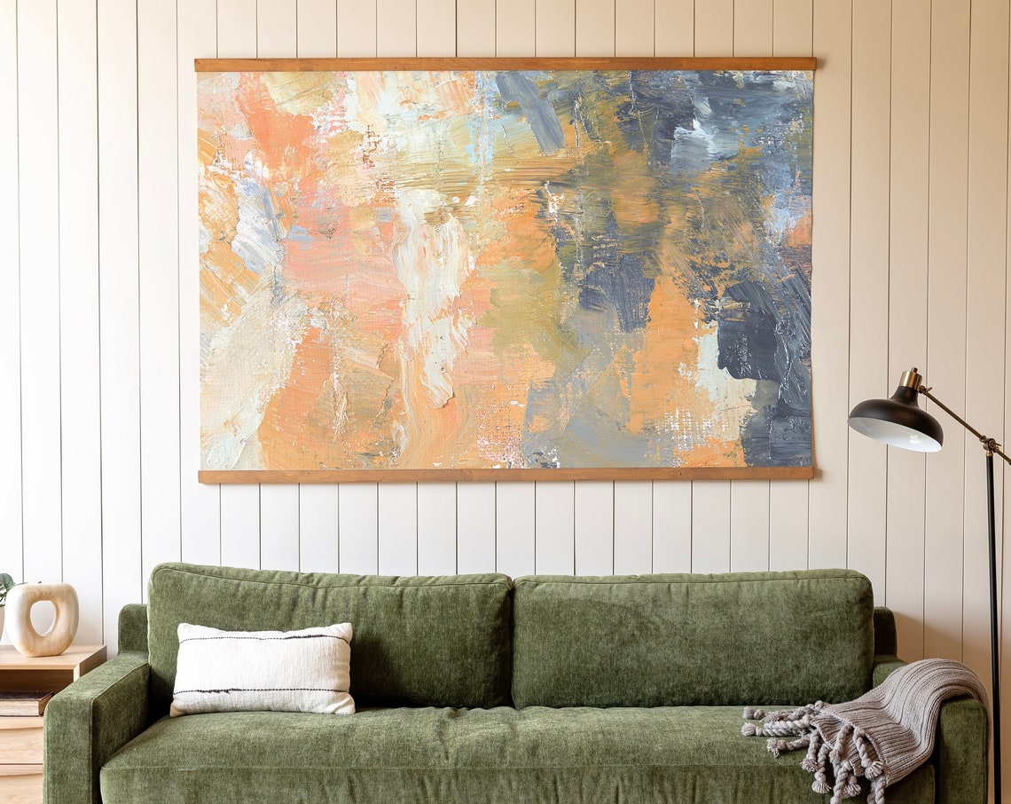 Modern Abstract Wall Art, Hanging