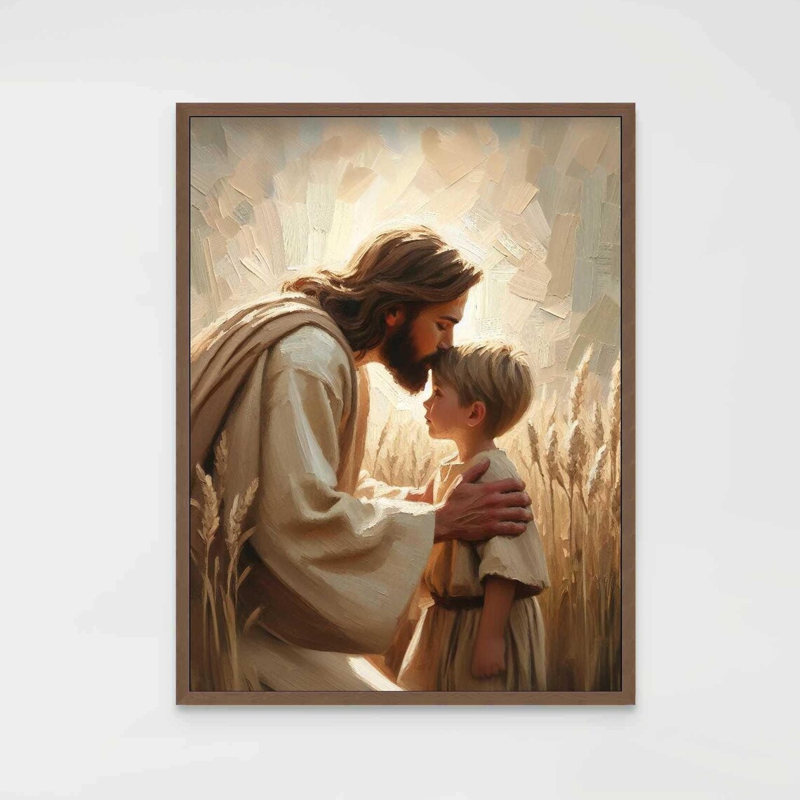 Love And Trust Modern Christian Art Print