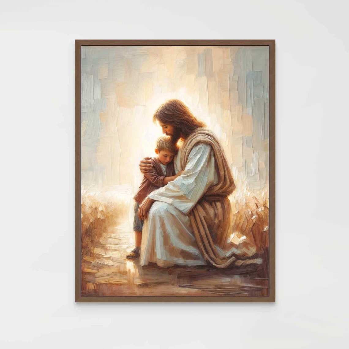 Child Of Faith, Modern Christian Jesus Art