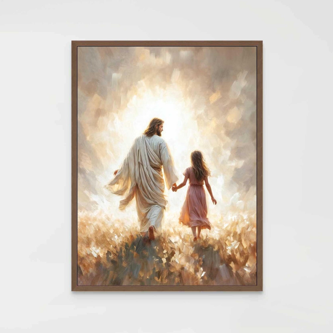 Follow Him Christian Jesus And Girl Sketches